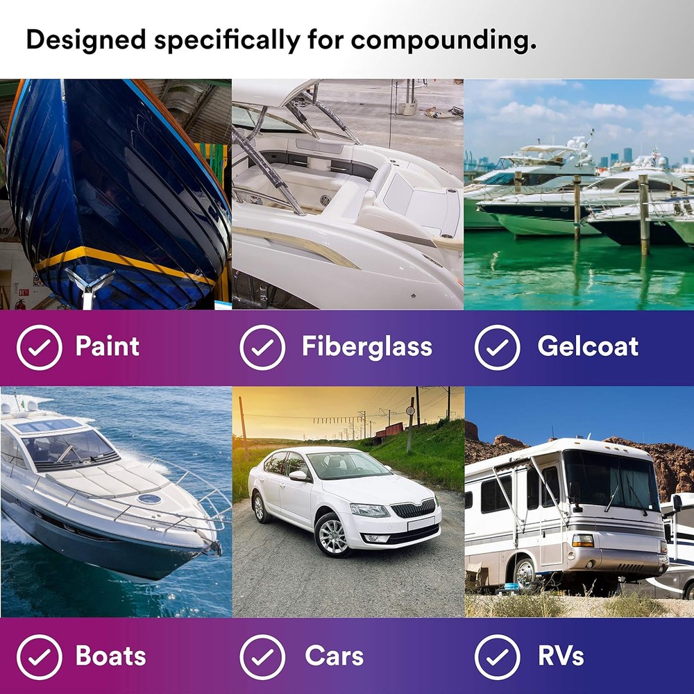 3M 05711 Hookit Plus Compounding Pad 9"