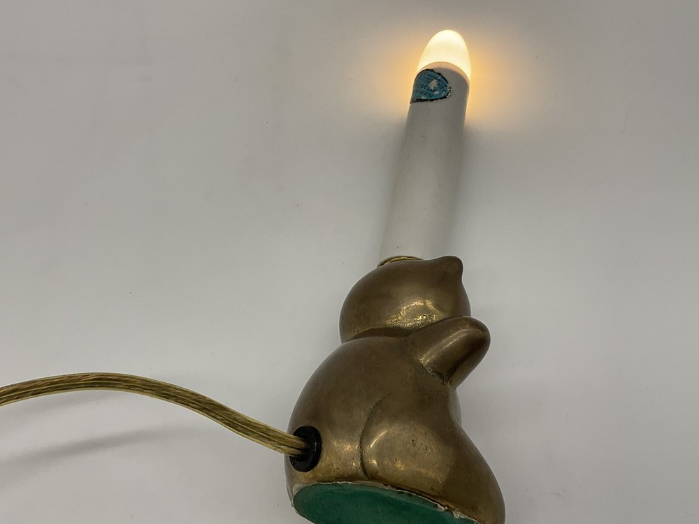 Teddy Bear brass light