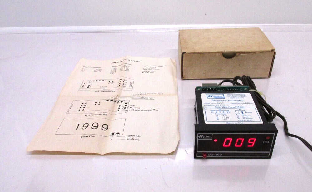 Micron Instruments DM35 Digital Panel Meter  BR