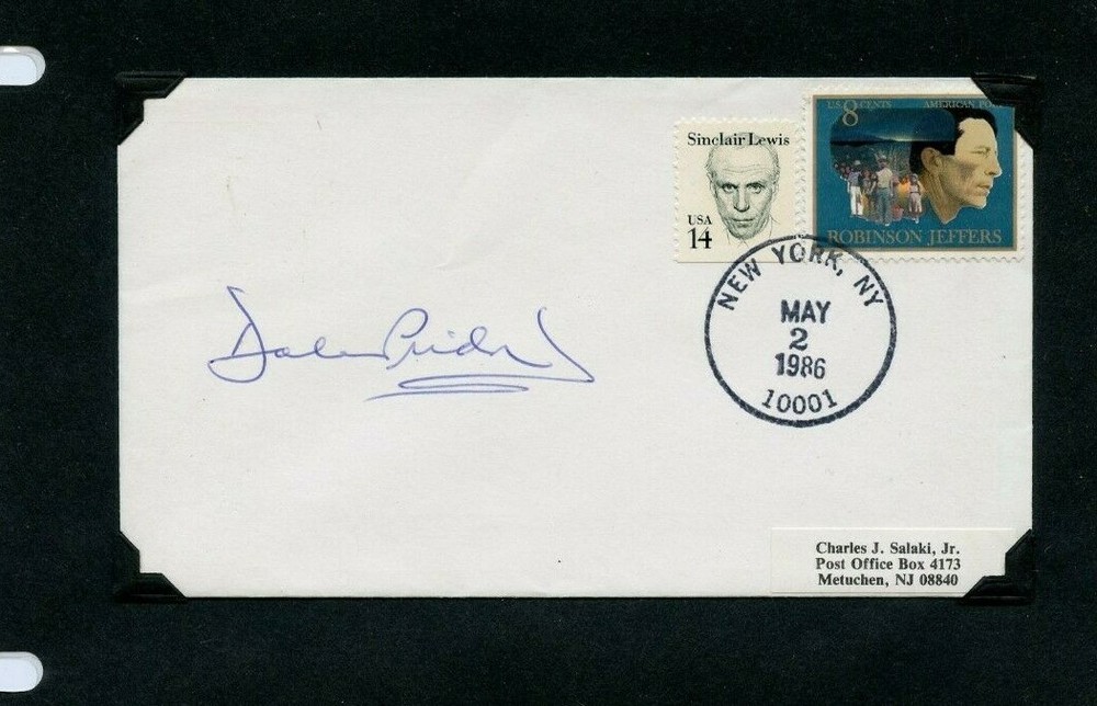 Autographed Envelope Dolores Prida Cuban-American columnist & playwright