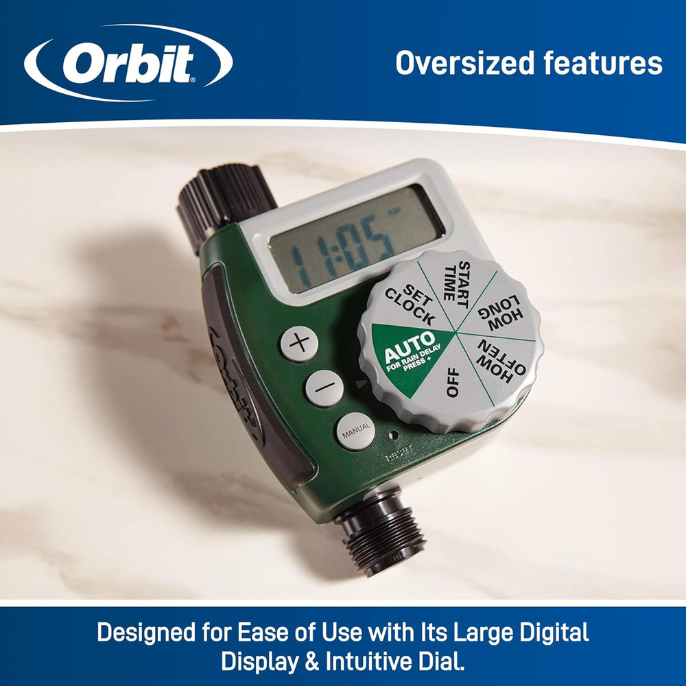 62061Z 1-Outlet Programmable Digital Hose Watering Timer