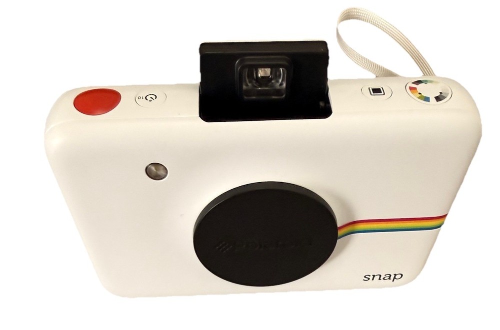 Polaroid Snap White Portable Instant Digital Photo Printer Camera with USB Cable
