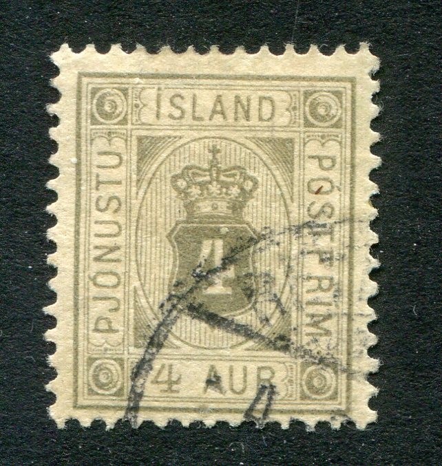 Iceland #011 Shields 4 Aur. [Used]