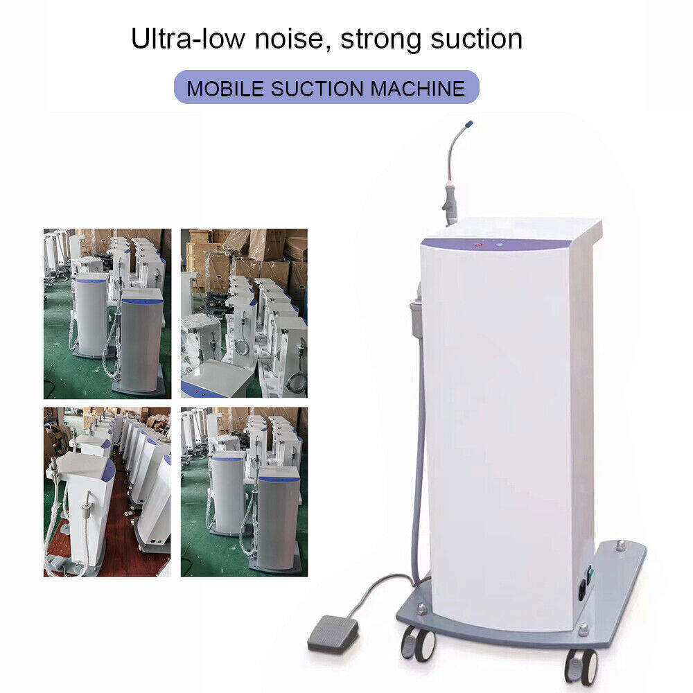 280W Portable Mobile Dental Suction System Saliva Ejector Suction Unit Machine