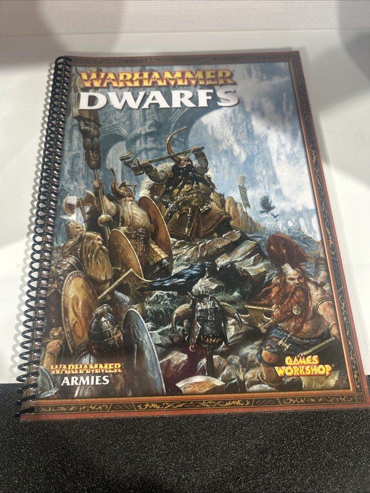 2005 Games Workshop Warhammer Dwarfs Armies Army Book Codex Book