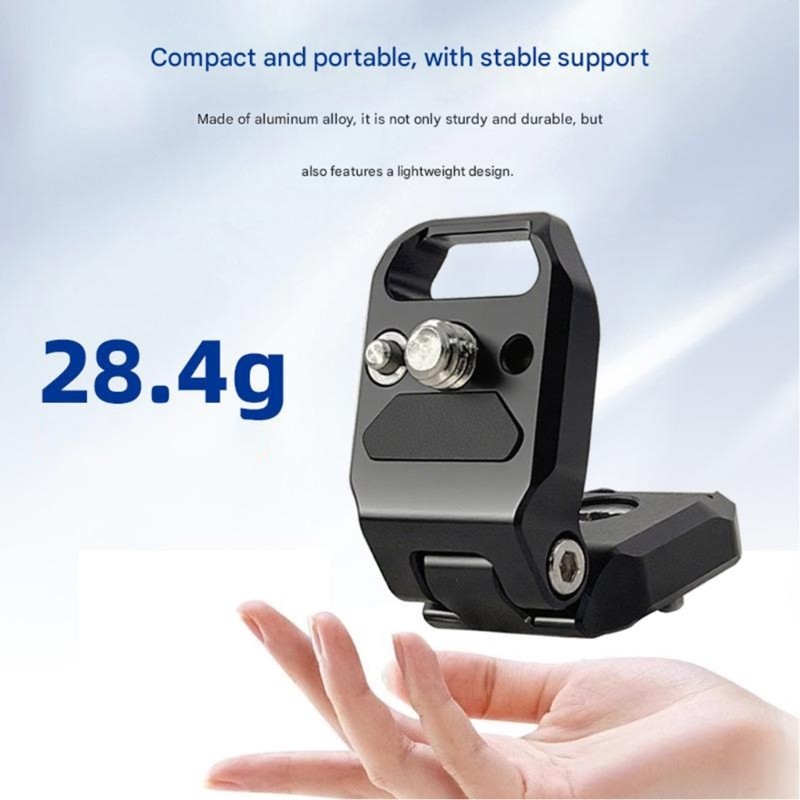 Studio Foldable Mounting Plate 1/4 Thread 3kg Capacity Photography Tool