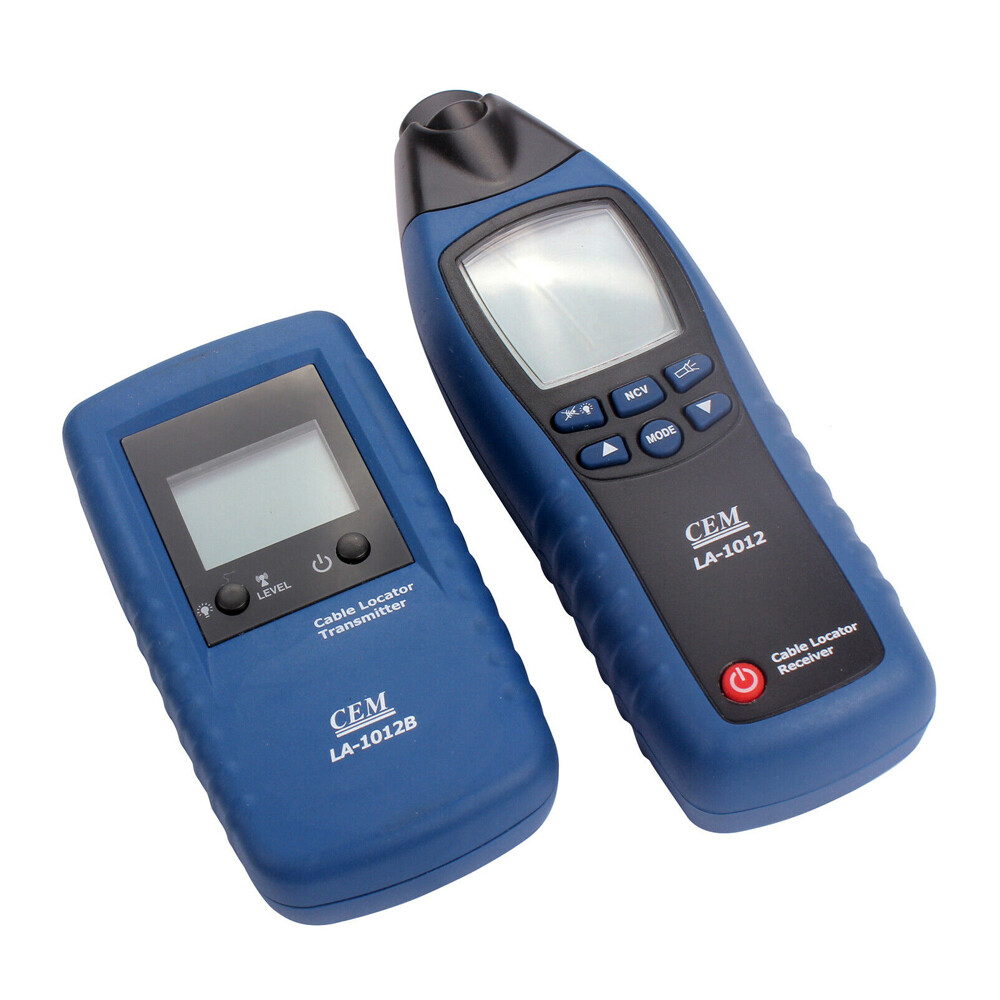 CEM LA-1012 General Cable Locator Tester Receiver with Transmitter Line Tracker