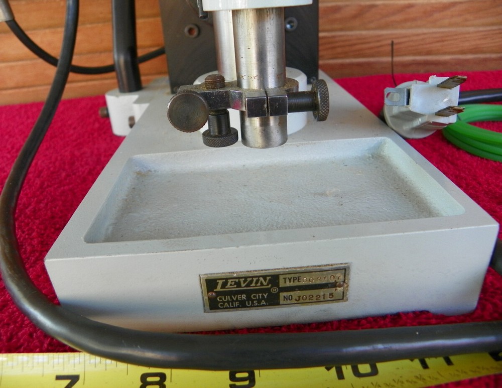 LEVIN MICRO DRILL PRESS WITH MOTOR TYPE 0021-07 MOTOR MASTER 20000 SPEED CONTROL