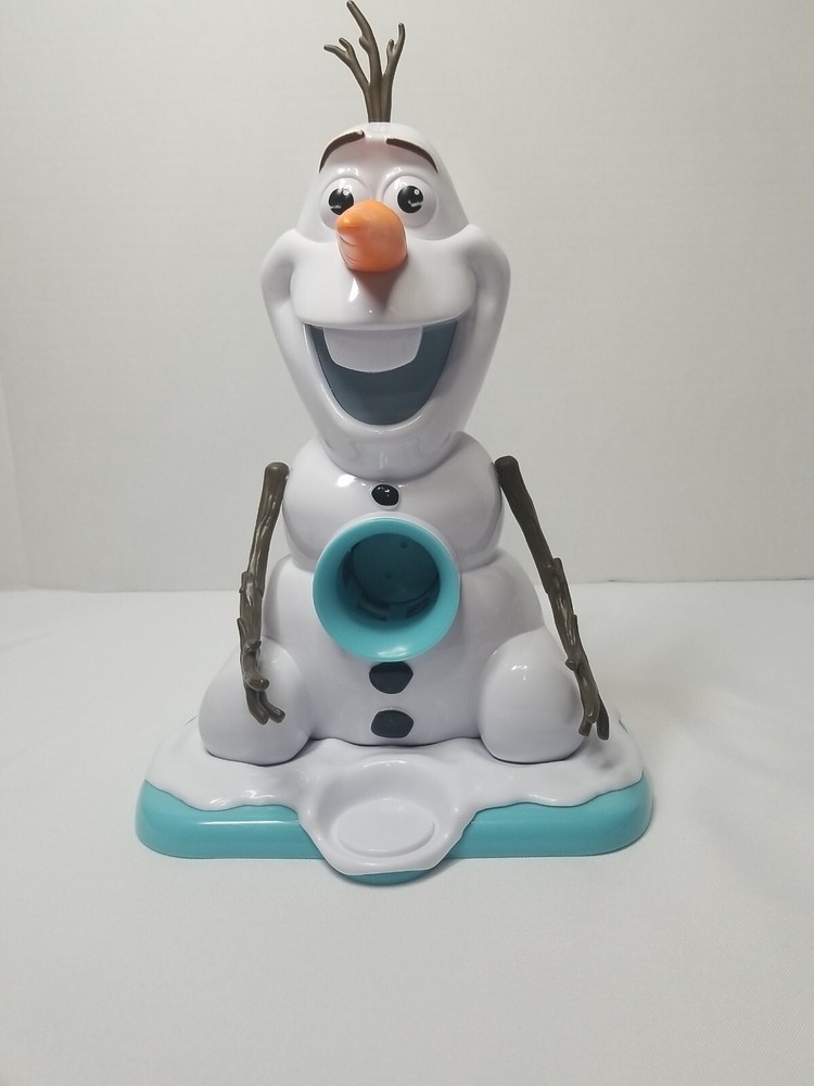 Frozen Olaf Snow Cone Maker Shaved Ice Disney with crank handle