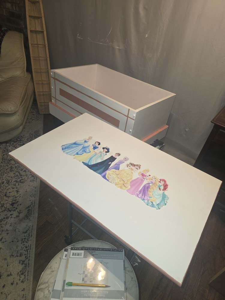 Princess Bench And Toy Box Set