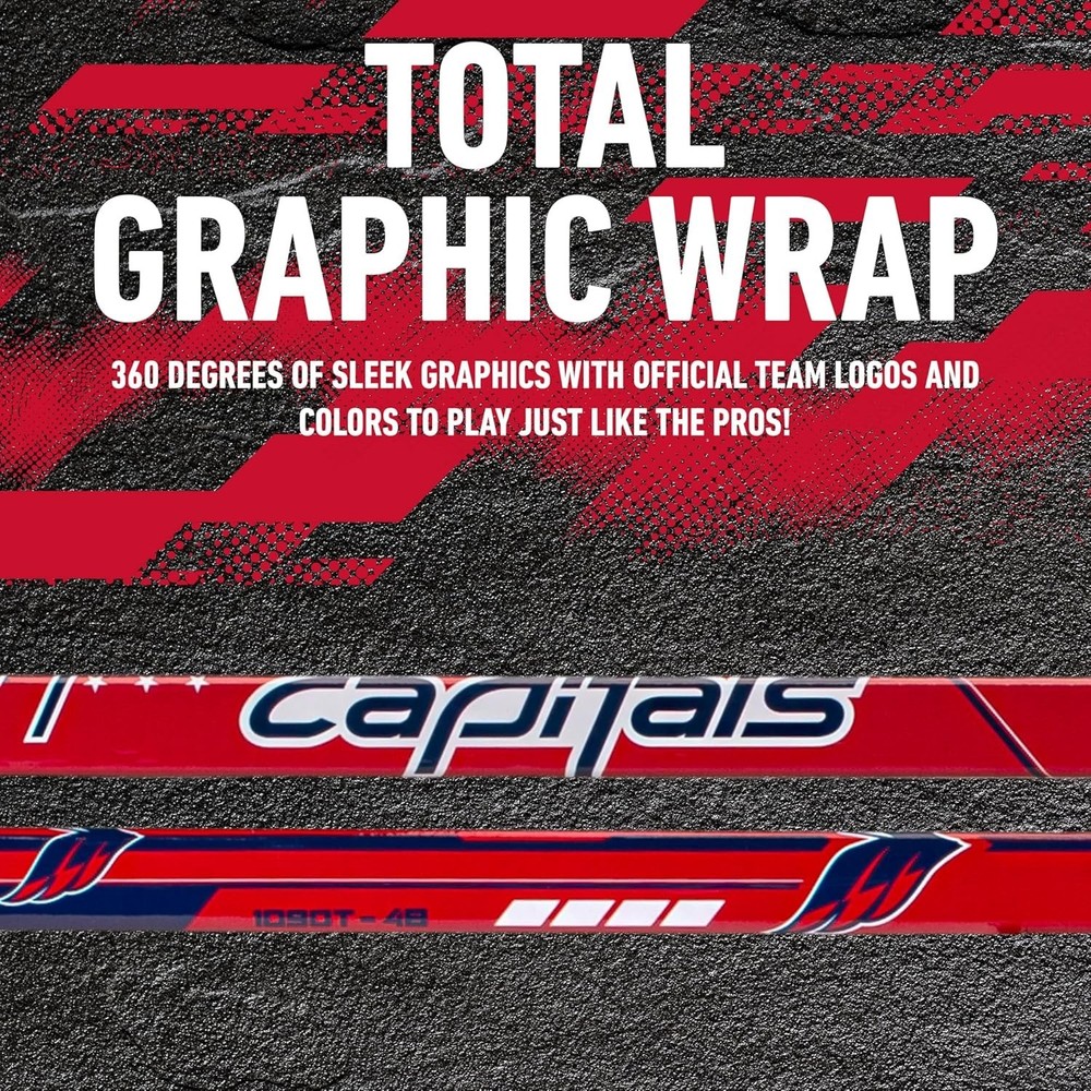 Official NHL Team Stick - Lightweight Vinyl Construction