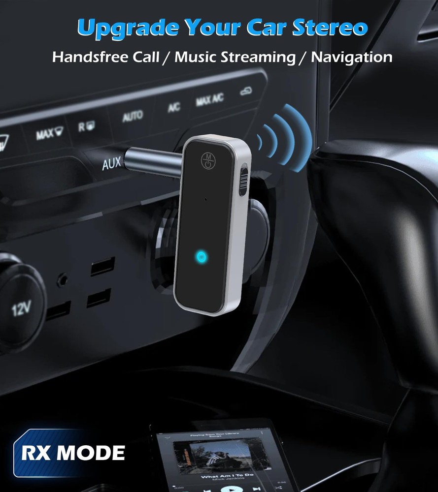 Bluetooth 5.3 Transmitter Receiver, Bluetooth Transmitter for TV/Headphone/Ai...