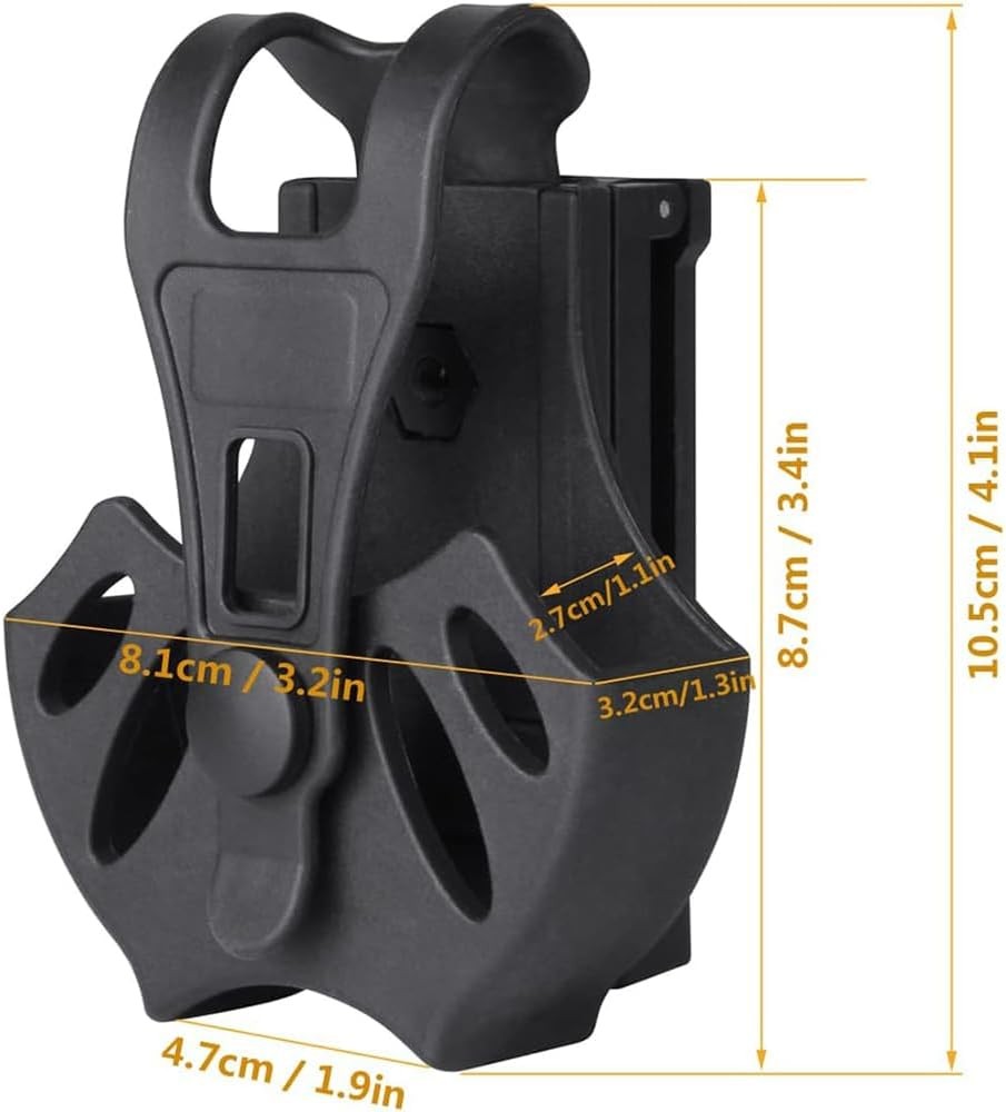 Duty Handcuff Holster Polymer MOLLE Black
