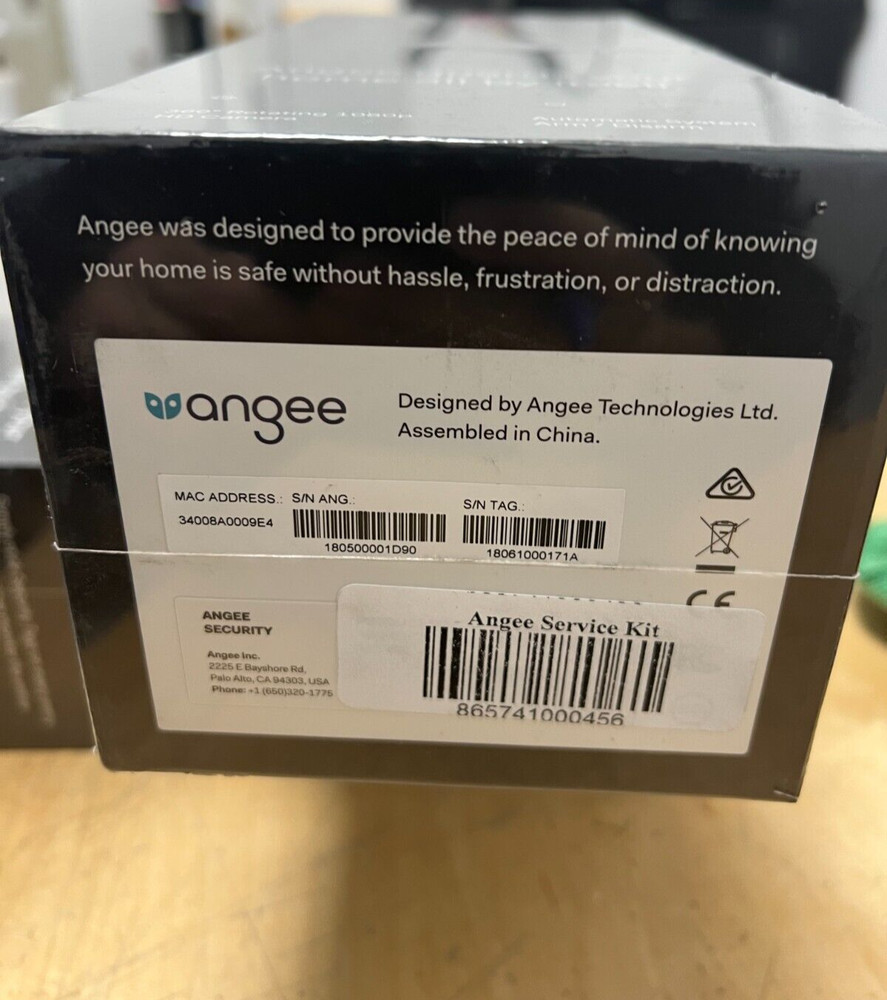 Angee - Wireless Home Security Camera Black ANG-S13-B-01 CIB