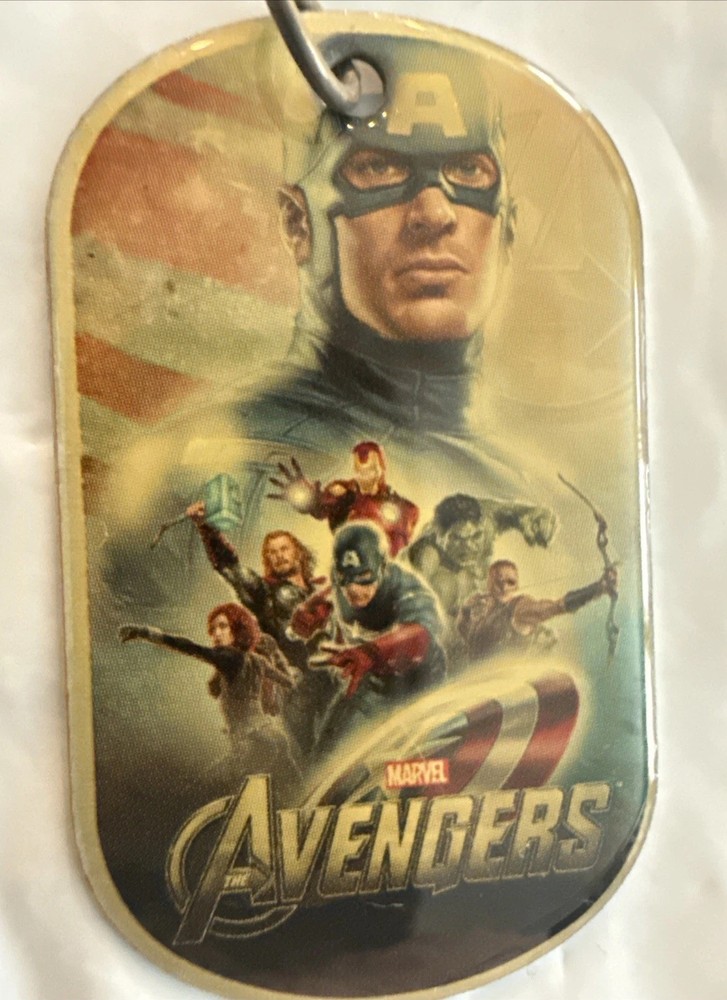 Marvel Avengers Captain America Dog Tag