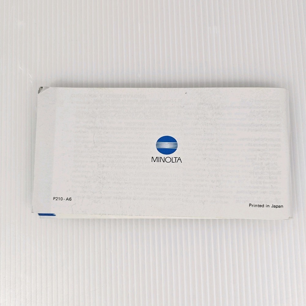 Minolta Auto Electroflash 280PX Flash Instruction Manual & Fold Out Insert