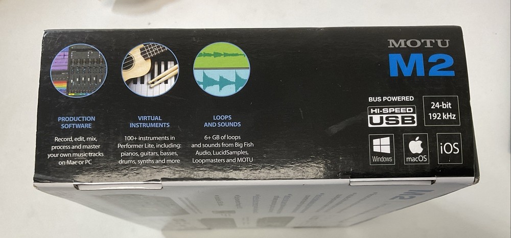 MOTU M2 2x2 USB-C Audio Interface - Brand New