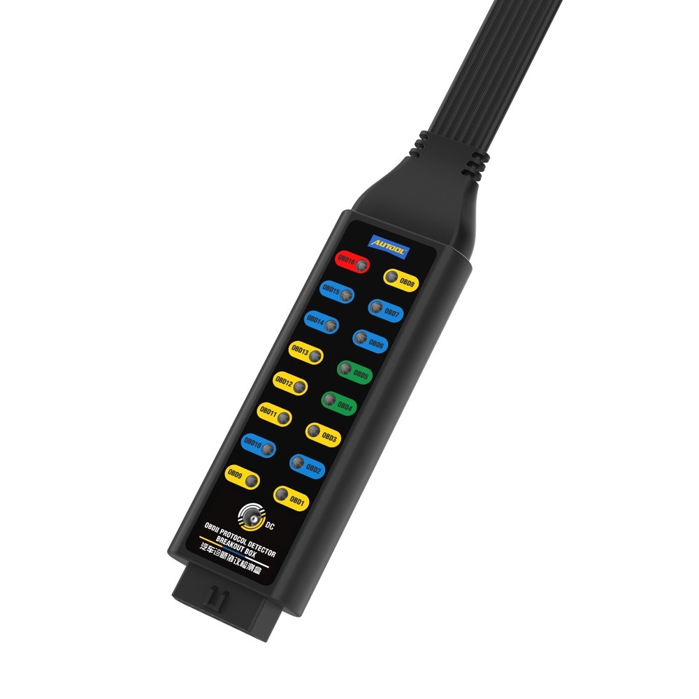 Auto OBD2 CAN Breakout Box OBDII Protocol Communication Detector Diagnostic