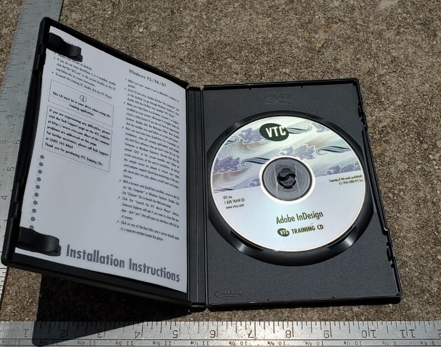 Vtc Training Adobe InDesign Disc Video CD