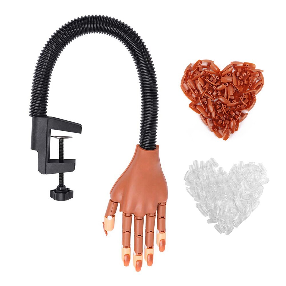 Nail Practice Finger Human Hand Structure Can Bent Freely Artificial Hand Model