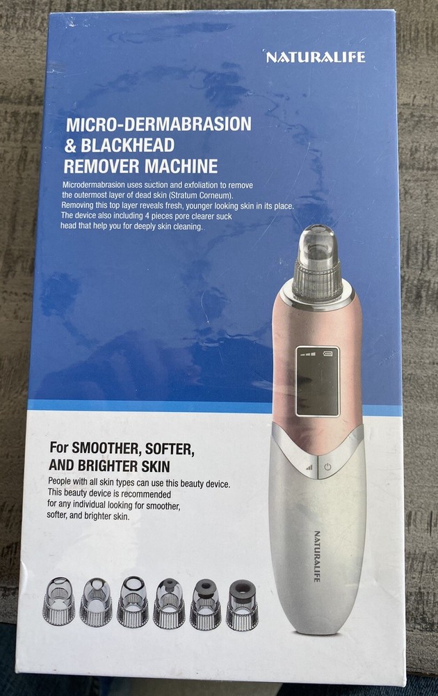 New Naturalife Microdermabrasion & Blackhead Remover Machine