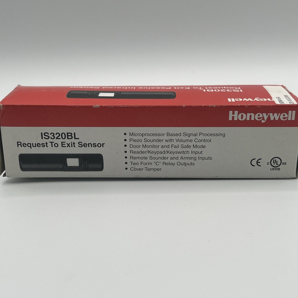 NEW!! Honeywell RTE Request To Exit Passive Infrared Sensor Black - IS320BL