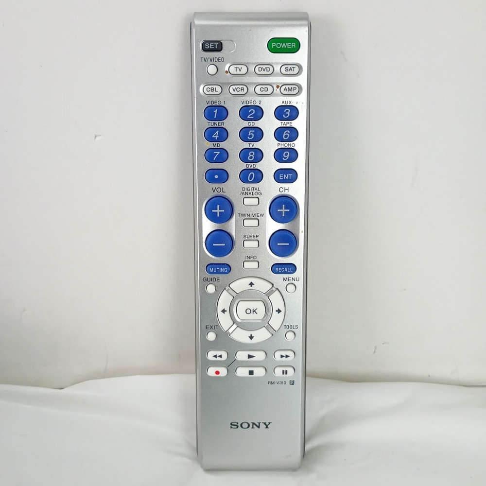 Sony RDR-VX530 DVD/VHS Recorder Player Combo Silver VCR Remote Cable Bundle