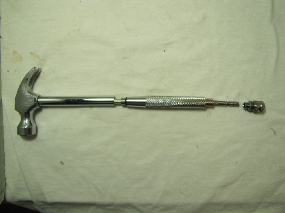 Nesting Hammer & 4 Screw Driver Set UNBRANDED USED