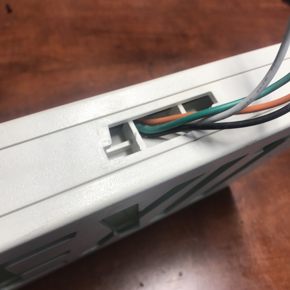 Exit Sign LIGHTING Doubled Sided Emergency Exit Sign Green Used Tested