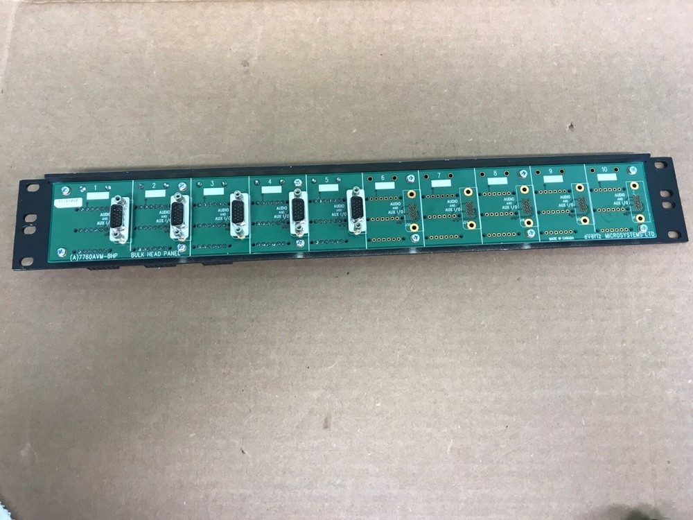 EVERTZ 7760AVM-BHP-5 BULKHEAD PANEL