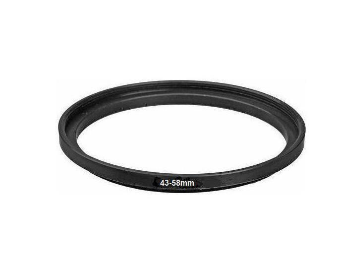 43-58mm Step-up Metal Ring Adapter (43mm to 58mm)