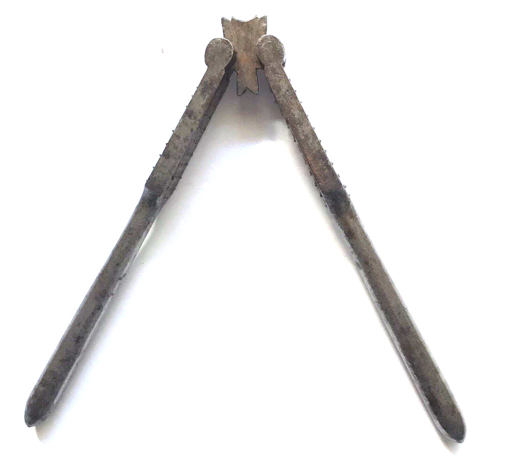 VINTAGE NUTCRACKER Double Sided and Hinged REVERSIBLE LARGE & SMALL