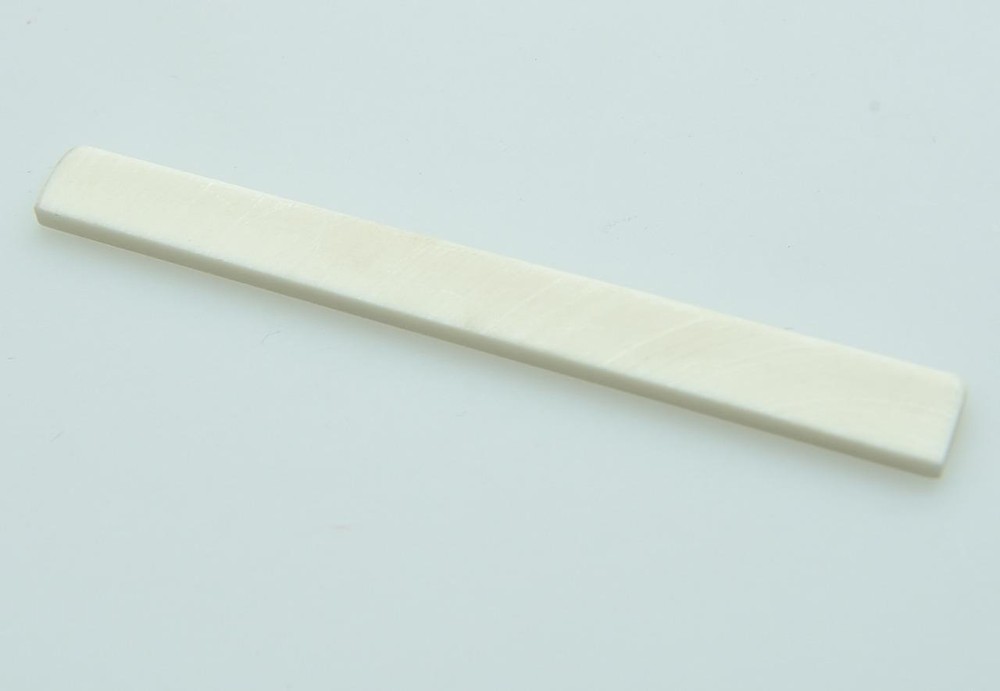80mm Pure Guitar Bone Saddle Classical Guitar Bone Bridge Saddle 80x3mm