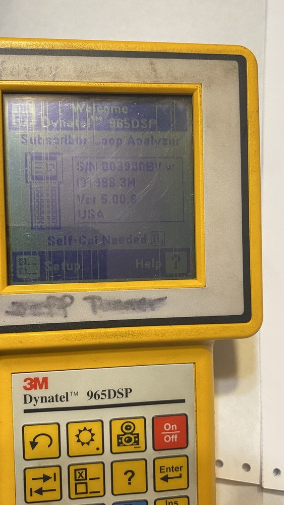 3M Dynatel 965DSP Loop Analyzer with Case & Wires Leads & Manual - Tested