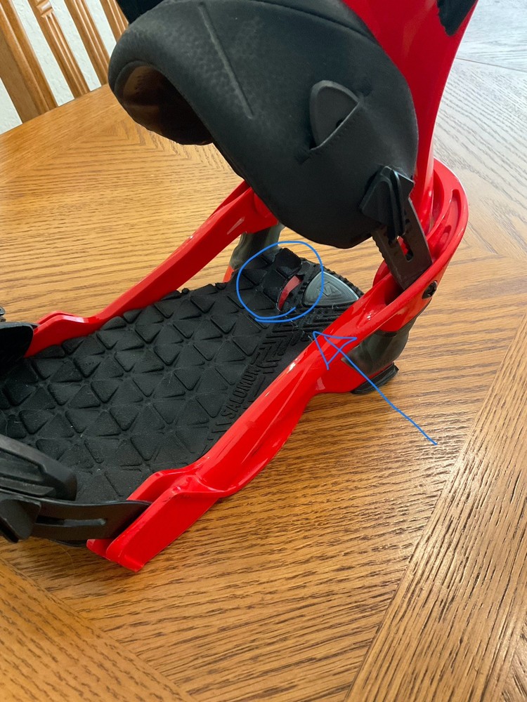 Salomon Alibi Snowboard Bindings Medium