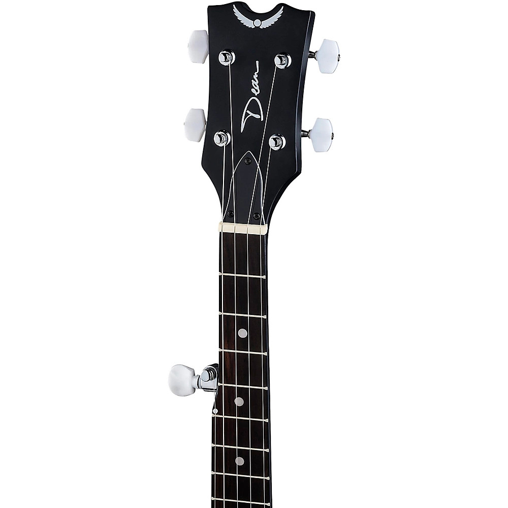 Dean Backwoods 5 String Satin Mini Banjo Black