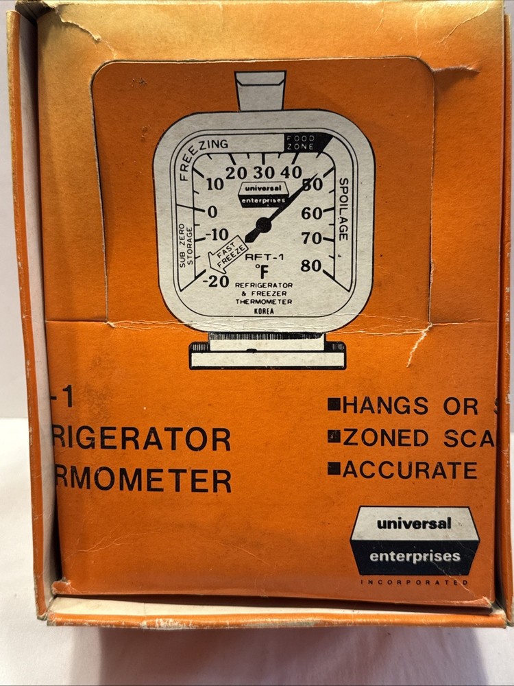 Universal Enterprises hanging refrigerator thermometer RFT-1