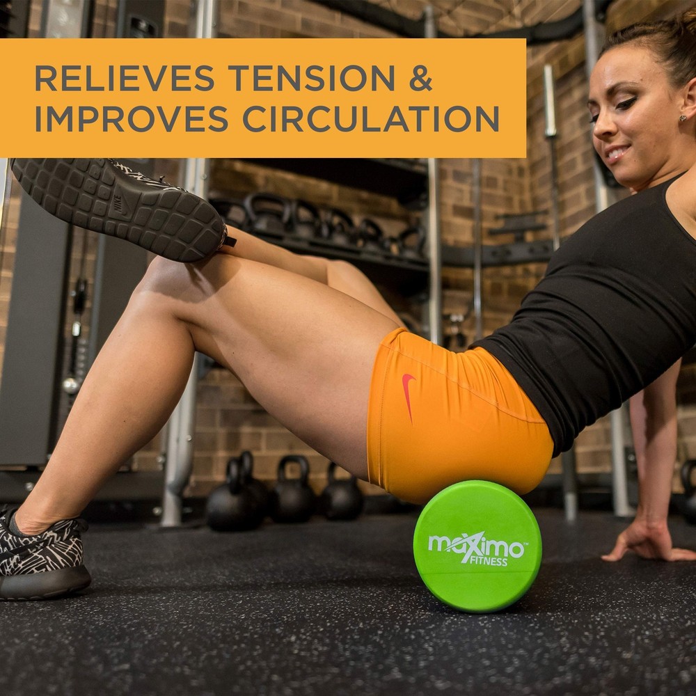 Foam Roller - High Density Exercise Roller for Trigger Point Self Massage, Mu...