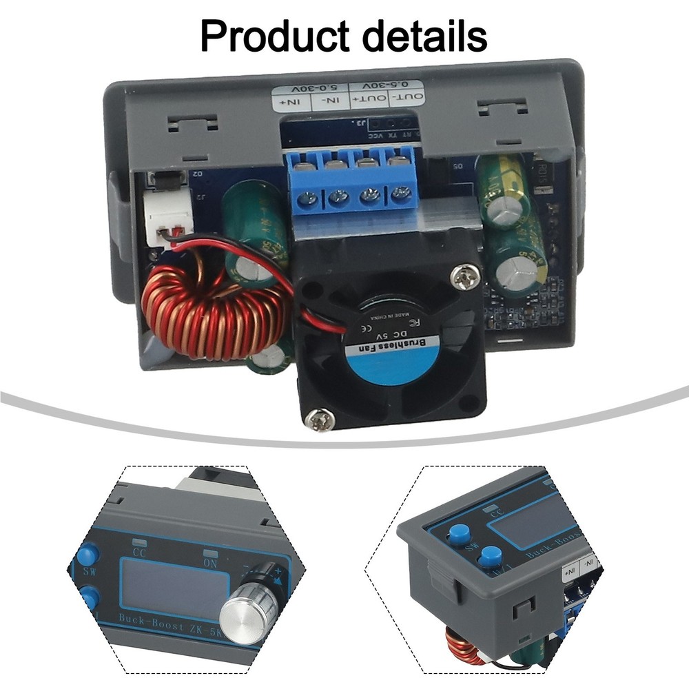 Wide Input and Output Voltage Range in ZK 5KX Adjustable Regulated Power Supply