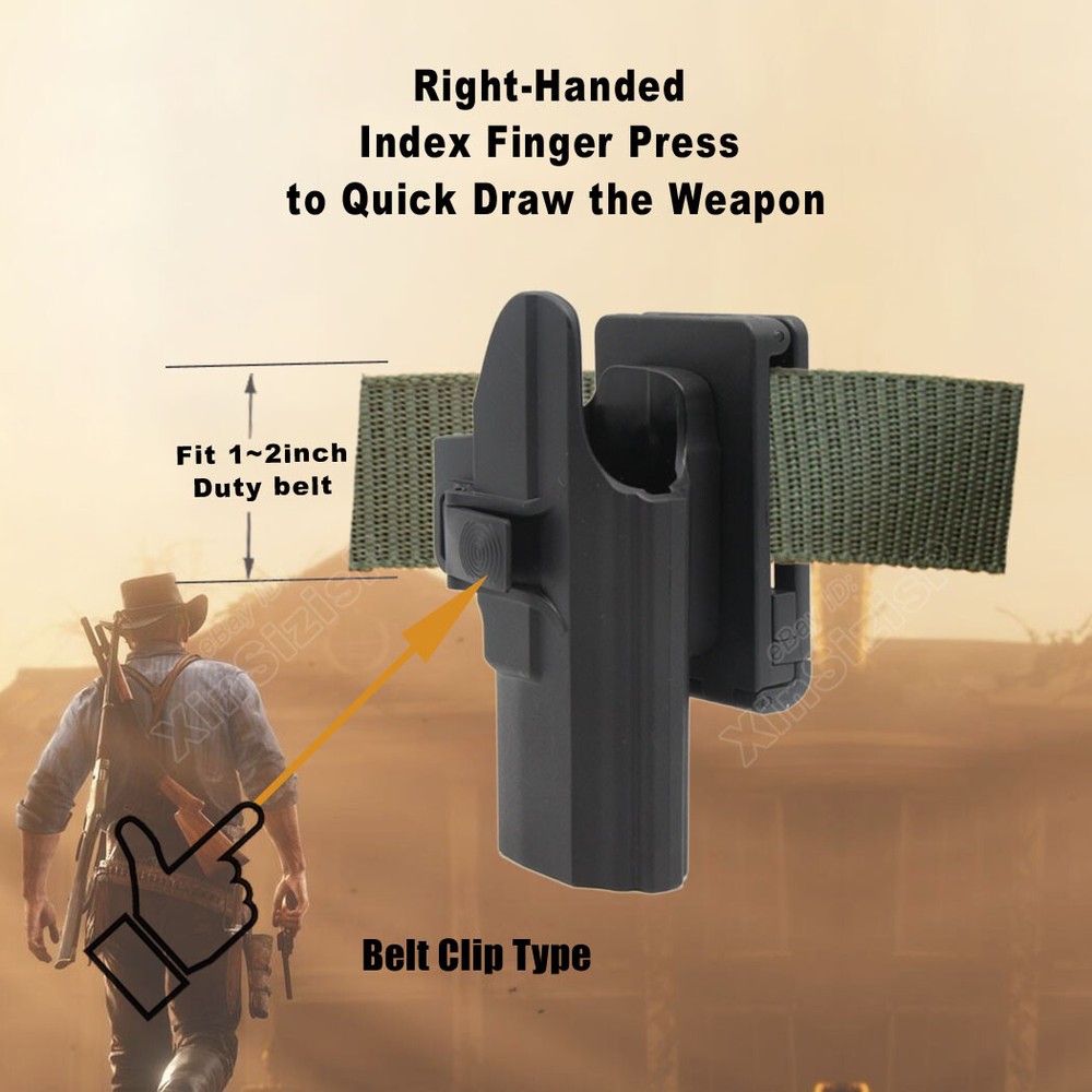 OWB Holster For Ruger Security 380 Security-9 Standard Compact Pro 3.42” 4” Case