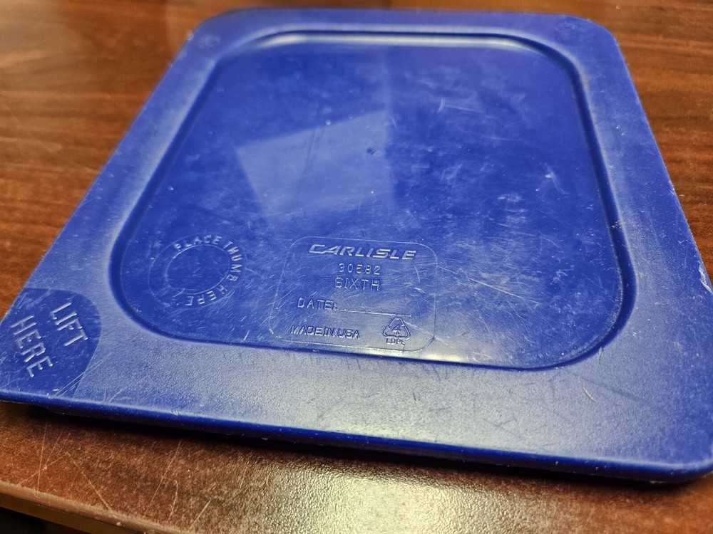 Carlisle 1/6, Blue Pan Lid 30582