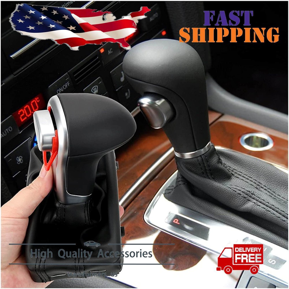 Automatic Gear Shift Knob Gearbox Handle For Audi A6 A5 A4 A3 Q5 Q7 2008+