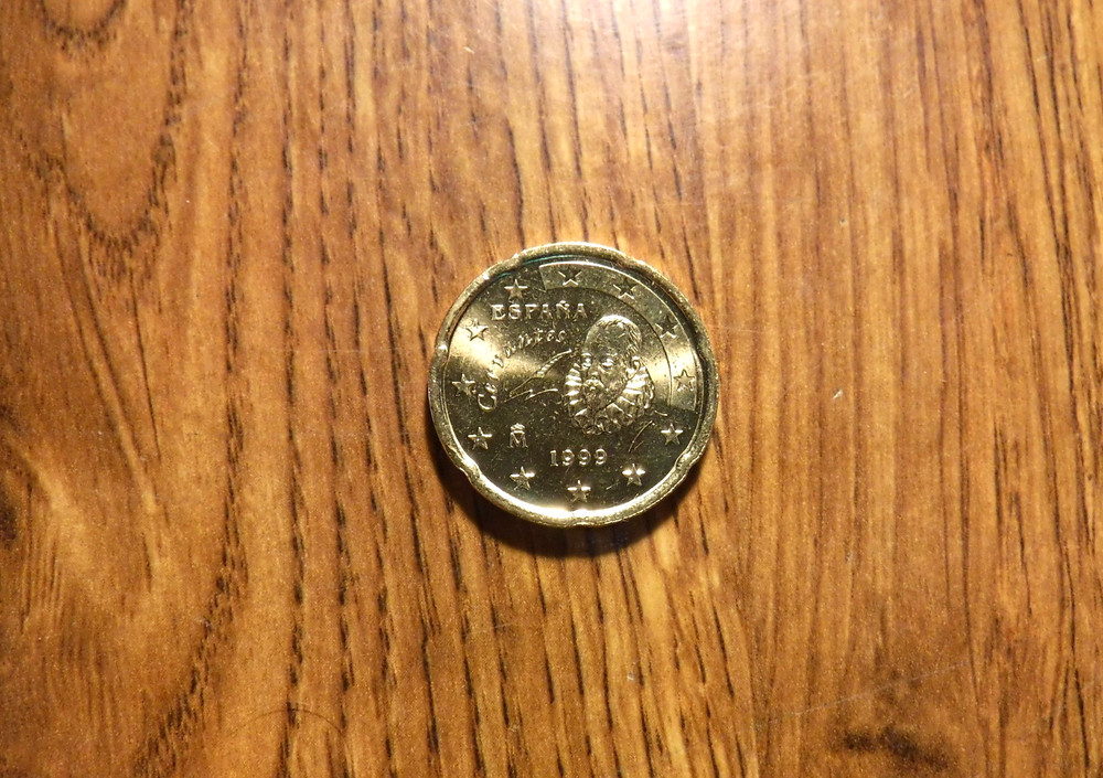 SPAIN 20 CENT EURO 1999 COIN (T778)