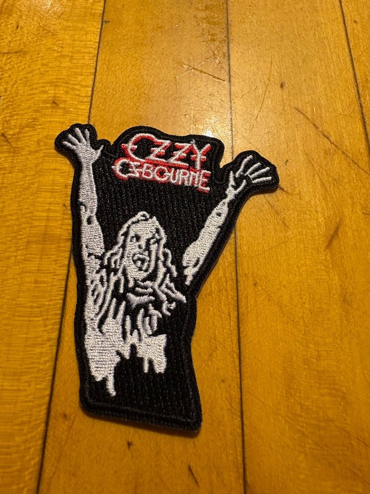 OZZY OZBOURNE IRON ON PATCH