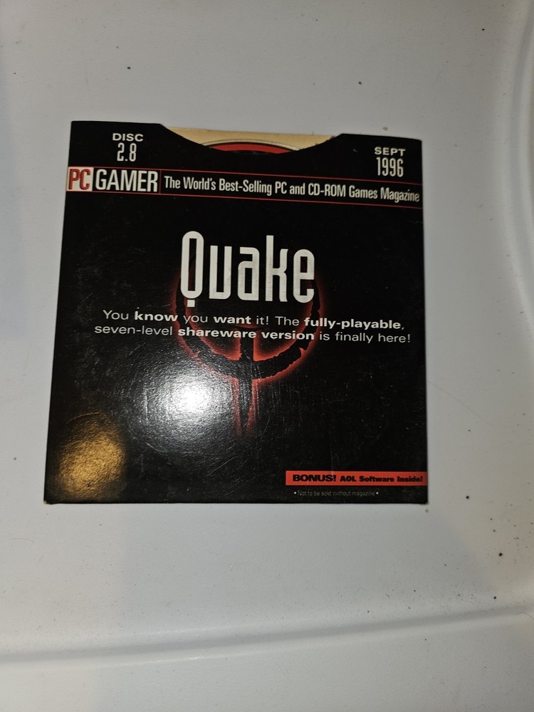 QUAKE PC Gamer Disc 2.8 September 1996