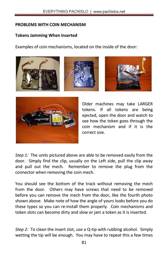Pachislo Slot Machine Manual 900+ Pages EVERYTHING PACHISLO