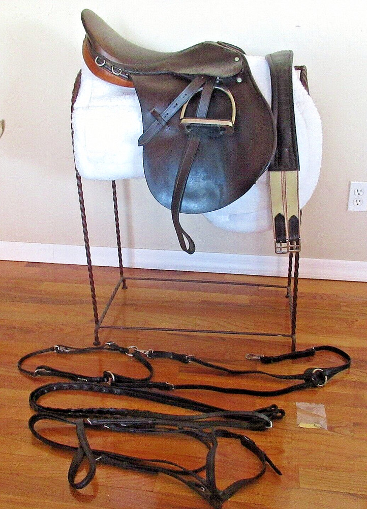 ENGLISH SADDLE. 17" ALL PURPOSE