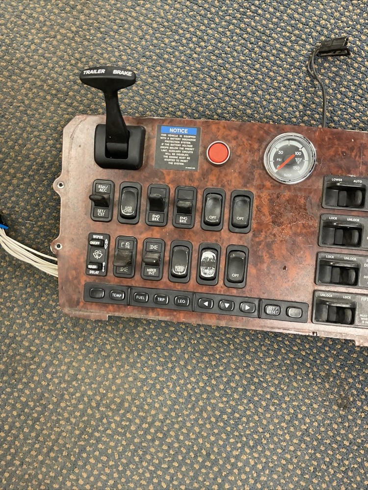 Frightliner C120 Century Air Brake Dash Panel USED