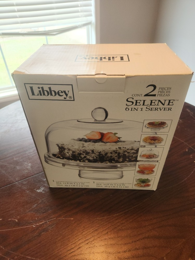 Libbey Selene 6 In 1 Server 2 Pieces