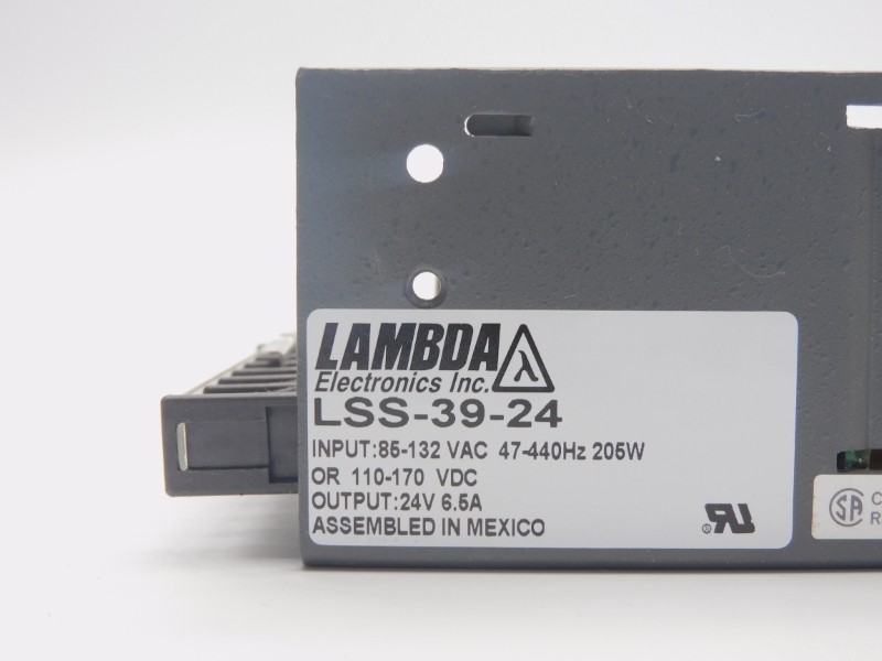 LAMBDA ELETRONICS LSS-39-24 85-132VAC 6.5A NSMP